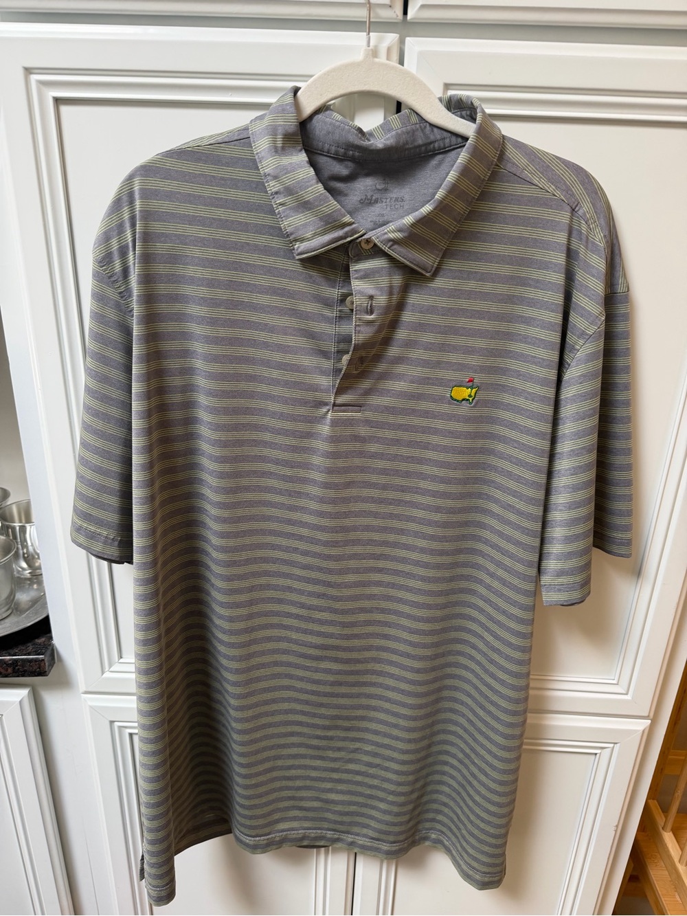 Masters Tech Striped Men’s Polo